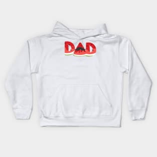 'Dad Watermelon' Cool Watermelon Family Matching Kids Hoodie